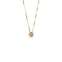 Collar Promesse Mujer in Oro Diamante 0.08 Ct PPLA008R - PPLA008R
